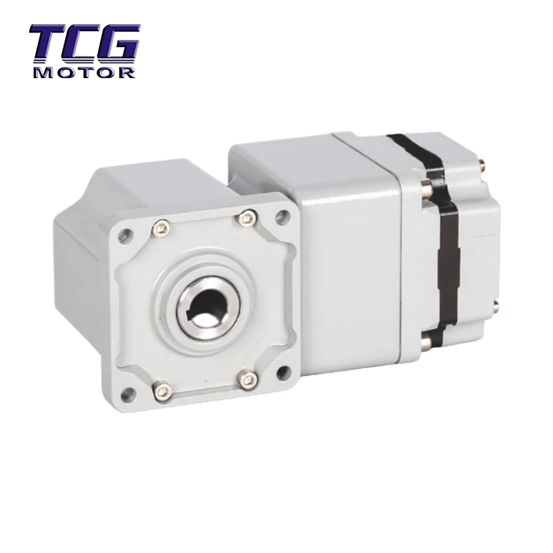 Motor BLDC 60W dengan Kotak Gear Sudut Kanan 80GR